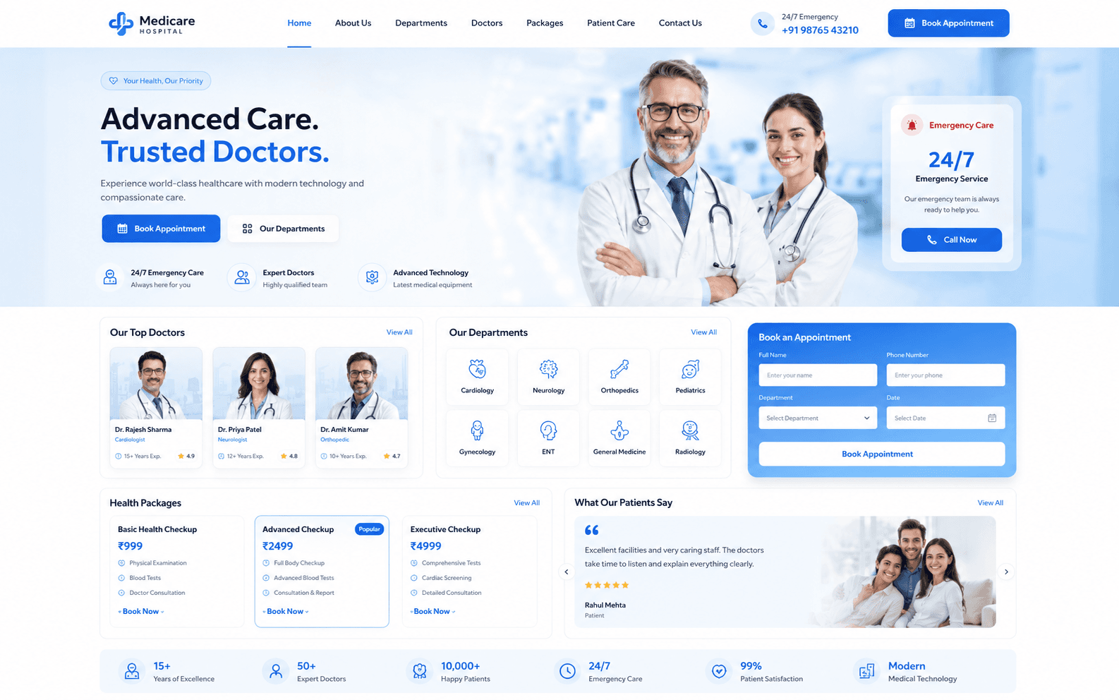Hospital Website